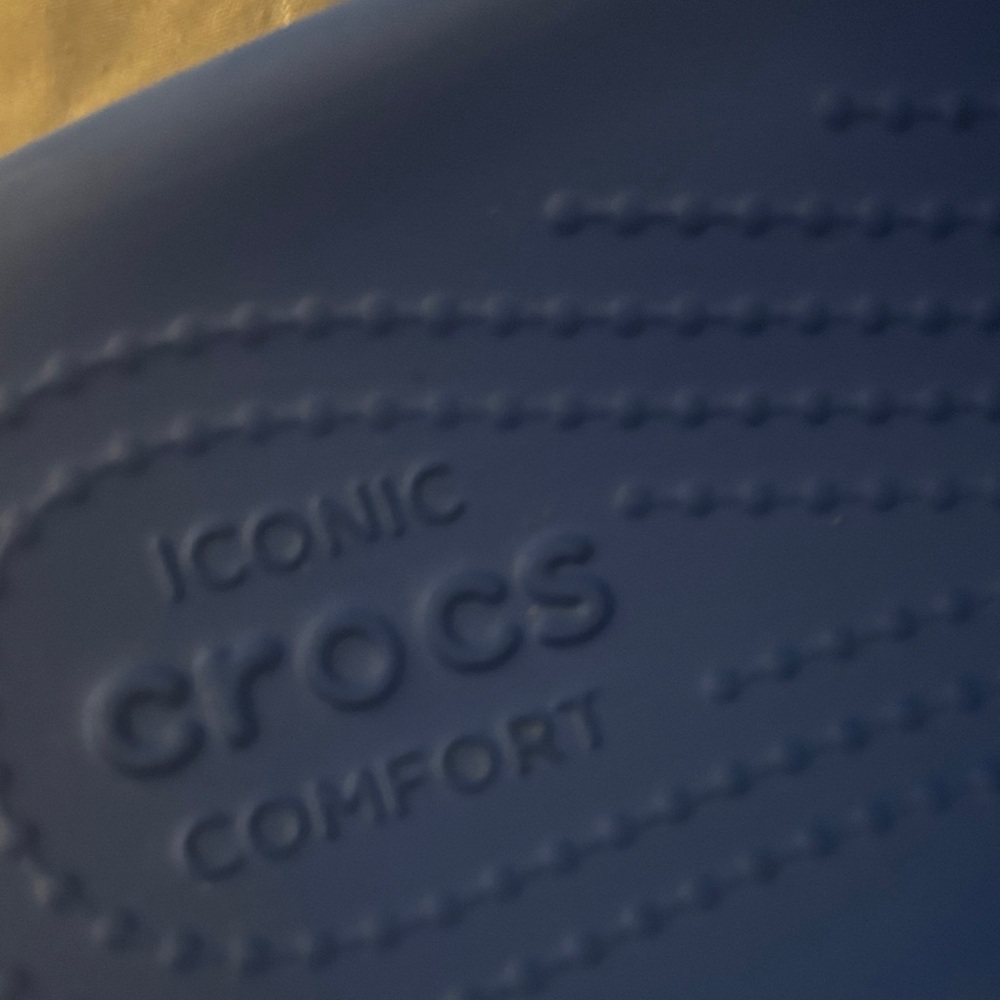CROCS Classic Blue Slide Sandals kids - Picture 5 of 6